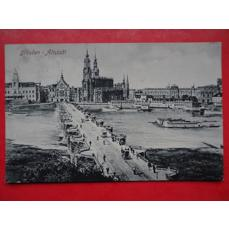 Drážďany - Dresden, řeka, lodě